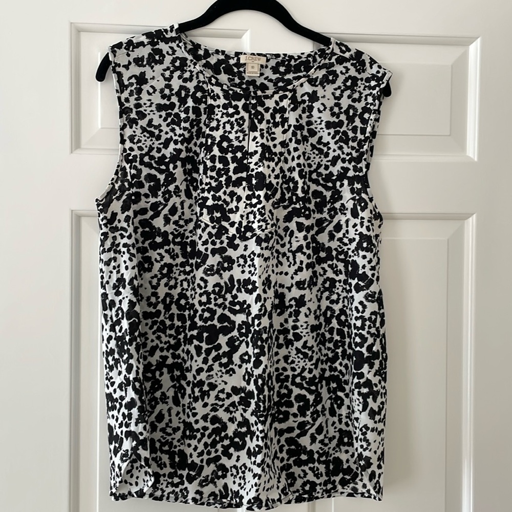 J Crew sleeveless top
